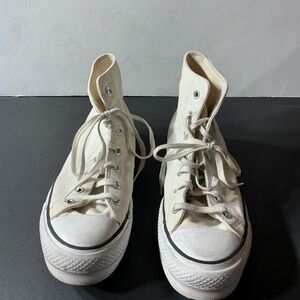 Classic white High-Top converse Sneakers
